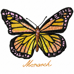 Butterfly Embroidery Design 9